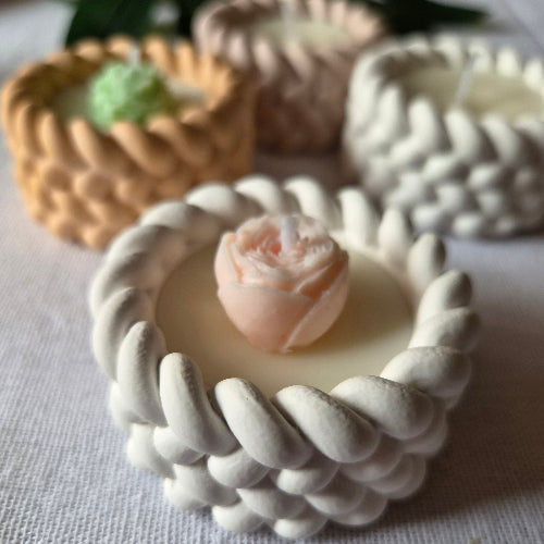 PACK 4 MINI VELAS TRENZADAS | ARMONÍA