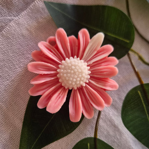 PACK de 4 Velas MARGARITAS en Cera de Soja | Regalo Set de Flores Eternas Decorativas | Personalizable