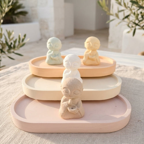 PACK ZEN | Bandeja Ovalada y Figura Buda
