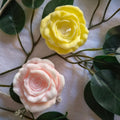 Vela Artesanal ROSA SILVESTRE de Cera de Soja | Flor Escultural Decorativa | Personalizable